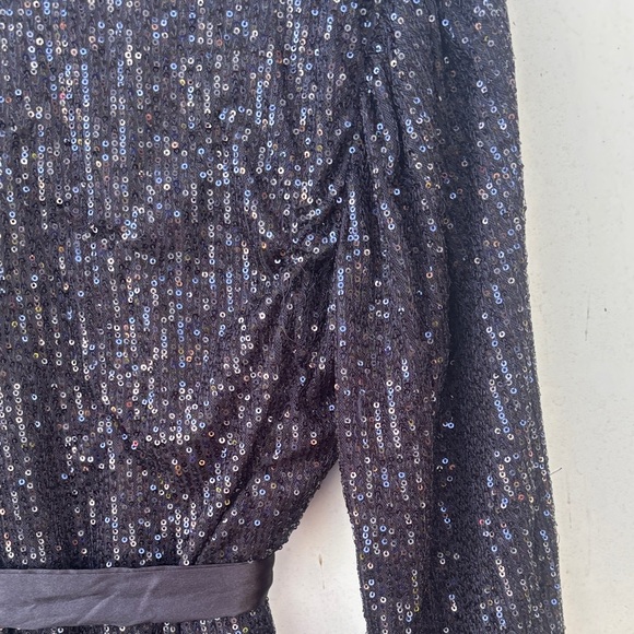 MARBLE Black Sequin Cardigan - Picture 6 of 8